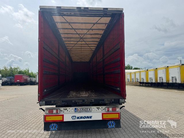 Auflieger mit Pritsche & Plane Krone Curtainsider Standard