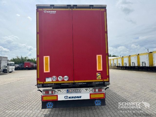 Auflieger mit Pritsche & Plane Krone Curtainsider Standard