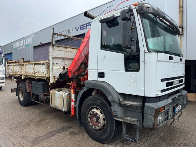 Kipper mit Kran Iveco Eurotech **190E27-TIPPER + FASSI F110A.21**