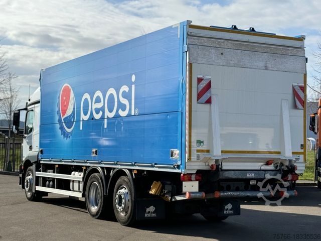 LKW mit Getränkeaufbau MERCEDES-BENZ ACTROS 2540 L / E6 / LBW / LENKACHSE / 19 PAL