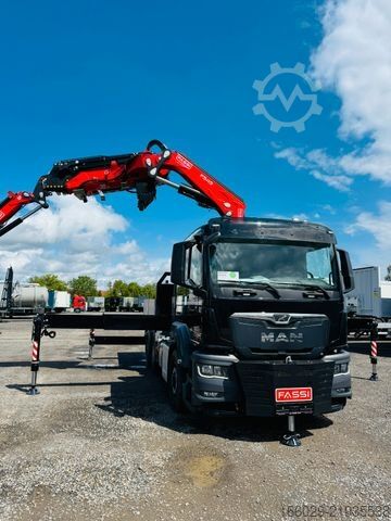 Autocarro con cassone fisso MAN 26.480 6x4-4 Hydrodrive Fassi Kran F545 Jib