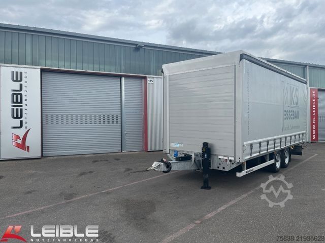 Trailer terbuka dengan terpal MÜLLER-MITTELTAL 10t Tandem Anhänger*Edscha*TOP-Zustand*