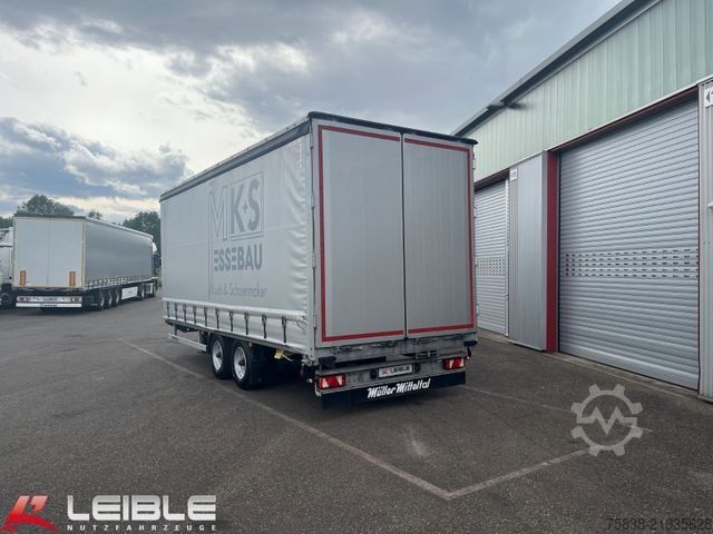 Trailer terbuka dengan terpal MÜLLER-MITTELTAL 10t Tandem Anhänger*Edscha*TOP-Zustand*