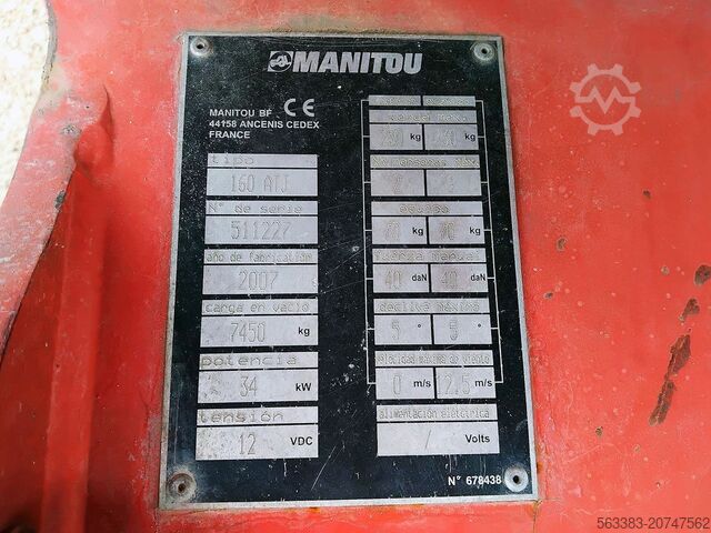 Podnośnik koszowy teleskopowy Manitou 160ATJ