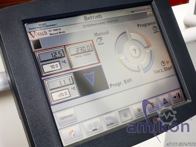 -50°C do +220°C, -80 do +70°C, 60 litrów Vötsch VT³ 7006 S2 Temperaturschockschrank