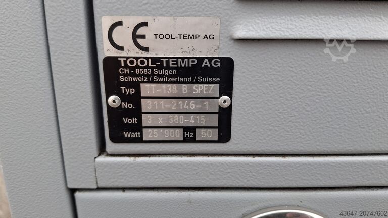 Unidad de termorregulación de líquidos, Tool-Temp 138 Tool-Temp TT138 B SPEZ