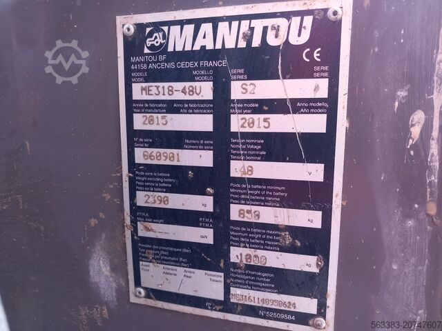 फोर्कलिफ्ट Manitou ME 308-48V