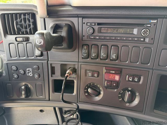 Camion plateau avec bâche SCANIA R410 Pritsche+Plane/Retarder + Anhänger Krone