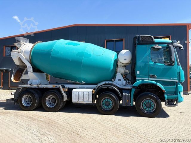 Caminhão betoneira MERCEDES-BENZ AROCS 3740 8x4 Betonmischer EUROMIX 10 m³
