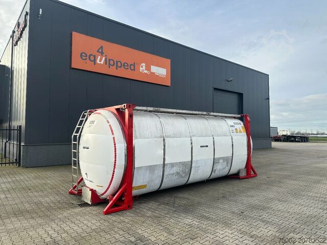 Tankcontainer Van Hool 20FT SWAP BODY 30.800L IMO-4 5Y/CSC-inspection:...