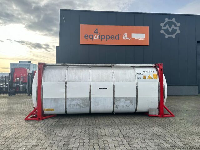 Tankcontainer Van Hool 20FT SWAP BODY 30.800L IMO-4 5Y/CSC-inspection:...