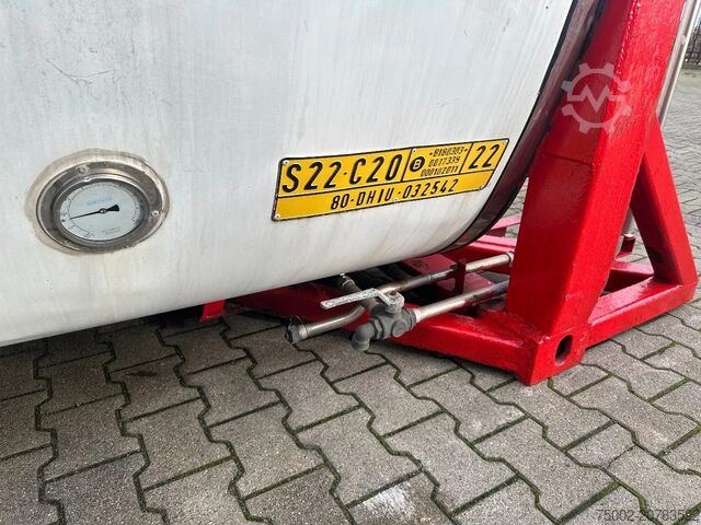 Tankcontainer Van Hool 20FT SWAP BODY 30.800L IMO-4 5Y/CSC-inspection:...
