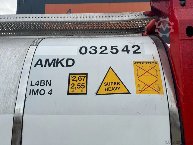 Tankcontainer Van Hool 20FT SWAP BODY 30.800L IMO-4 5Y/CSC-inspection:...