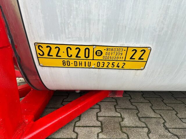 Tankcontainer Van Hool 20FT SWAP BODY 30.800L IMO-4 5Y/CSC-inspection:...