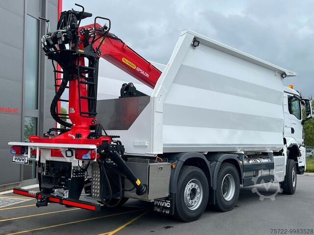 Fa szállító MAN TGS 28.480 6x4-4 MULDE EPSILON Q170L115