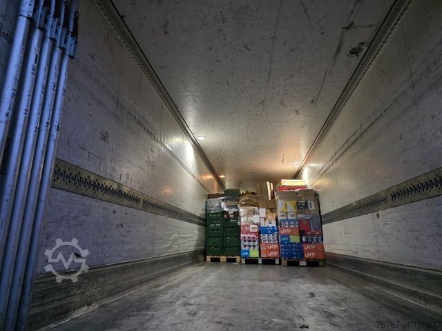 Chladírenský návěs SCHMITZ CARGOBULL City Tiefkühler, 2. Achs drehbar, 3 to Ladebordw