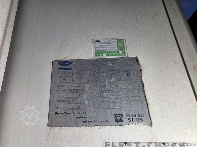 Frigorifik yarı römork SCHMITZ CARGOBULL City Tiefkühler, 2. Achs drehbar, 3 to Ladebordw