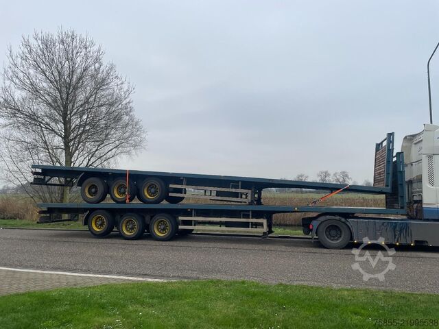 Plattformanhänger Haan OPL45 Heavy Duty (45Ton) / Rungen-Potholes / NL...