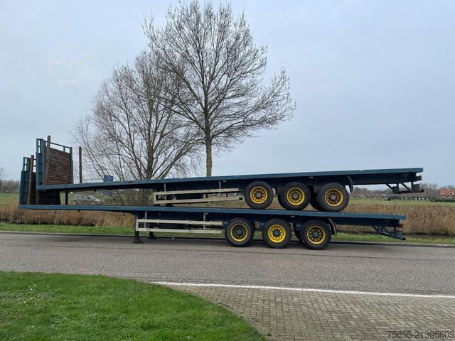 Plattformanhänger Haan OPL45 Heavy Duty (45Ton) / Rungen-Potholes / NL...