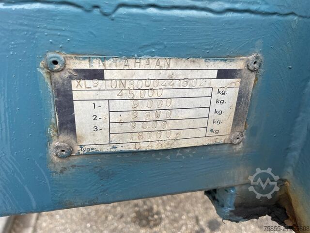 Plattformanhänger Haan 045 Heavy Duty (45Ton) / Rungen-Potholes / NL T...