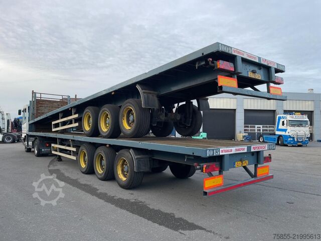 Plattformanhänger Haan OPL45 Heavy Duty (45Ton) / Rungen-Potholes / NL...