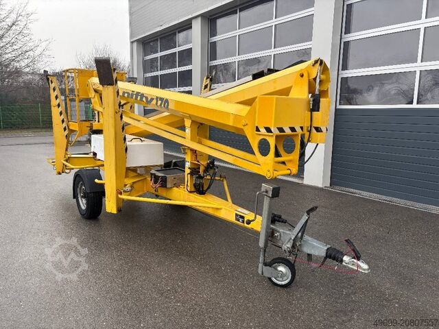 Nostolava Niftylift 170 HE - 17,1m Anhänger-Arbeitsbühne