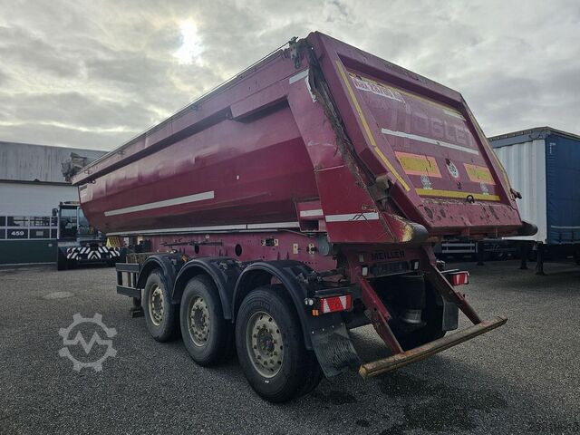 2014 MEILLER MHPS 12/27/LOSS4, STÁLSTURTUVAGN / 30 M³ / SAF-DISKABREMSUR / LYFTIÖXULL MEILLER MHPS 12/27/LOSS4, STEEL TIPPER / 30 M3/ SAF DIS...