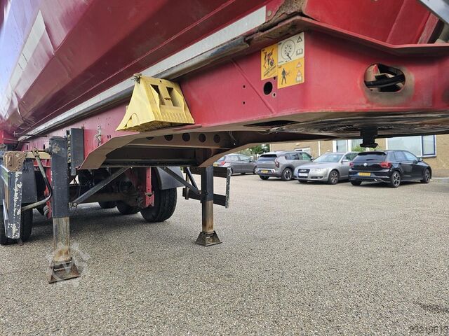 2014 MEILLER MHPS 12/27/LOSS4, STÁLSTURTUVAGN / 30 M³ / SAF-DISKABREMSUR / LYFTIÖXULL MEILLER MHPS 12/27/LOSS4, STEEL TIPPER / 30 M3/ SAF DIS...