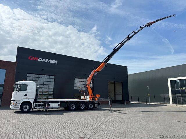 Φορτηγό γερανού Scania R490 8x4 Tridem Fassi F660 + Fly Jib Euro 6