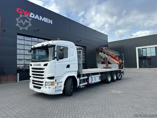 Φορτηγό γερανού Scania R490 8x4 Tridem Fassi F660 + Fly Jib Euro 6