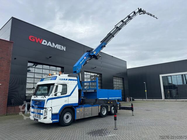 Φορτηγό γερανού Volvo FM 420 6x2 Trekker/Bakwagen HMF 4720 + Flyjib ,...