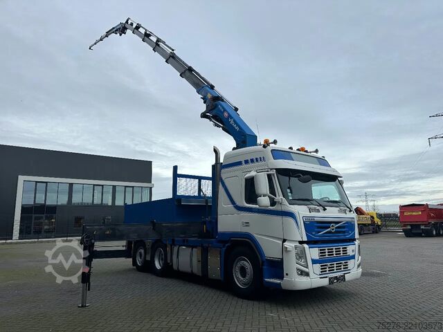 Φορτηγό γερανού Volvo FM 420 6x2 Trekker/Bakwagen HMF 4720 + Flyjib ,...