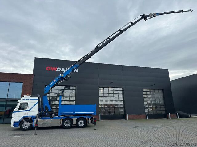 Φορτηγό γερανού Volvo FM 420 6x2 Trekker/Bakwagen HMF 4720 + Flyjib ,...