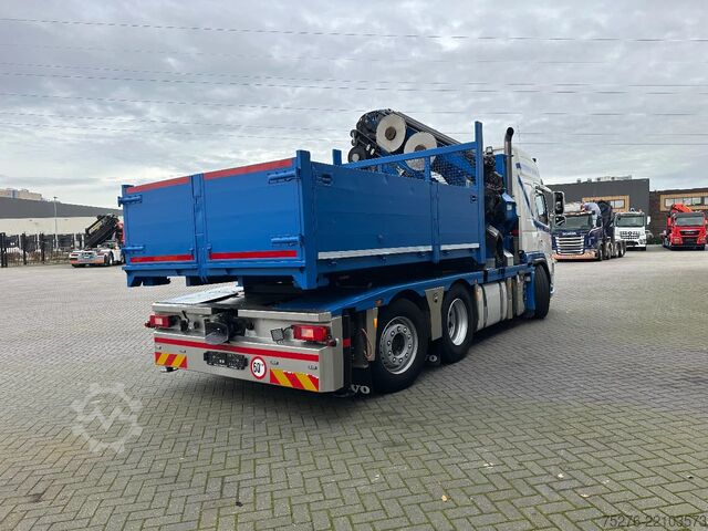Φορτηγό γερανού Volvo FM 420 6x2 Trekker/Bakwagen HMF 4720 + Flyjib ,...
