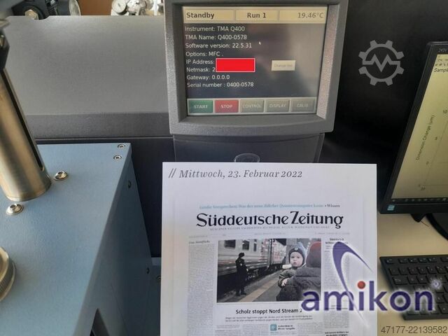 Analisa termomekanik TA Instruments TMA Q400
