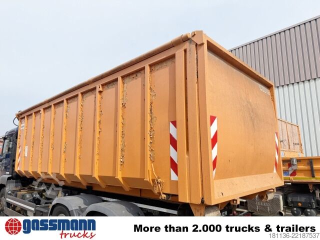 Roll-off container  Abrollcontainer mit hydr. Deckel ca. 27m³