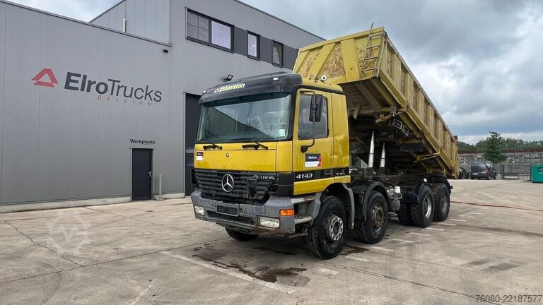 Tipper 3 côtés Mercedes-Benz Actros 4143 (EPS / LAMES / GRAND PONT / STEEL S...