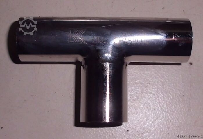 Stainless steel T-piece Edelstahl DN40 / DN20