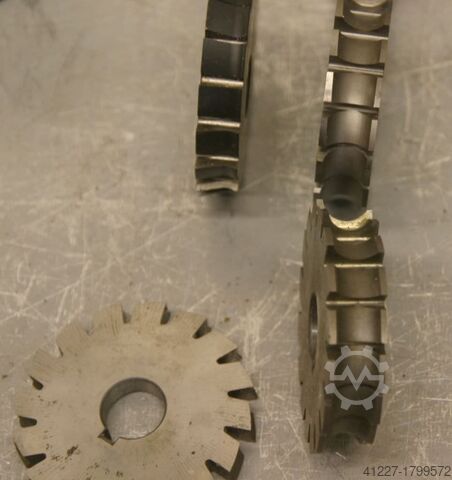 Radius cutters, 17 pieces Helios verschiedene Größen