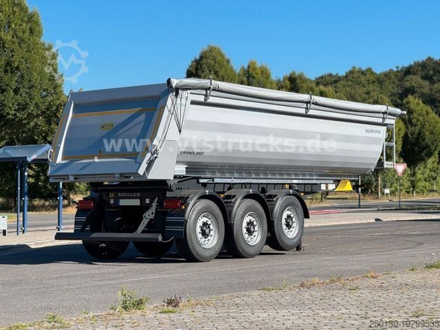 Semi-reboque basculante MEILLER Kisa 3 Achs Lift Achse Rollplane 25m³