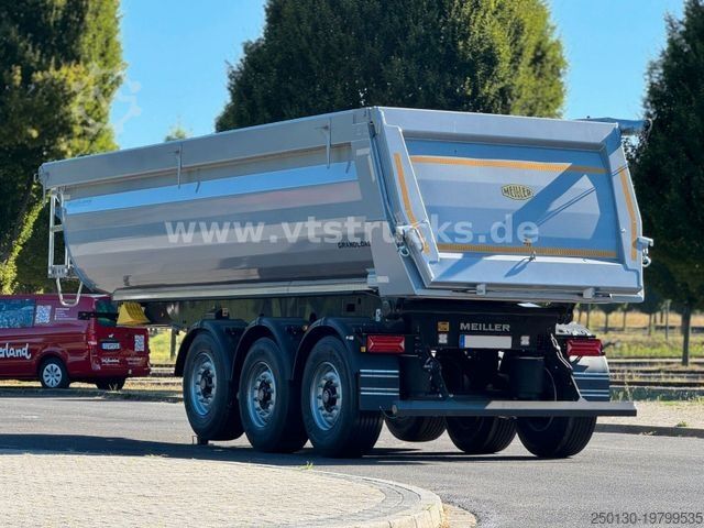 Semi-reboque basculante MEILLER Kisa 3 Achs Lift Achse Rollplane 25m³