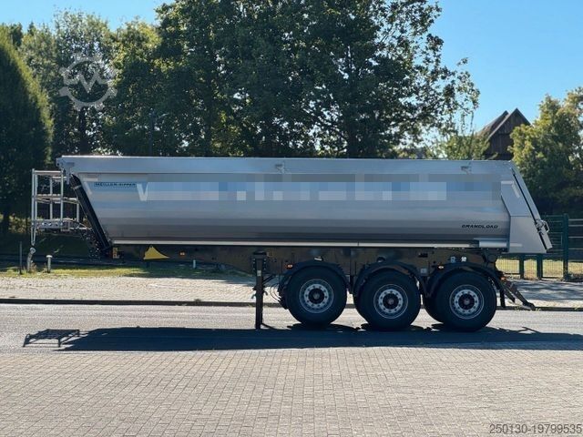 Semi-reboque basculante MEILLER Kisa 3 Achs Lift Achse Rollplane 25m³