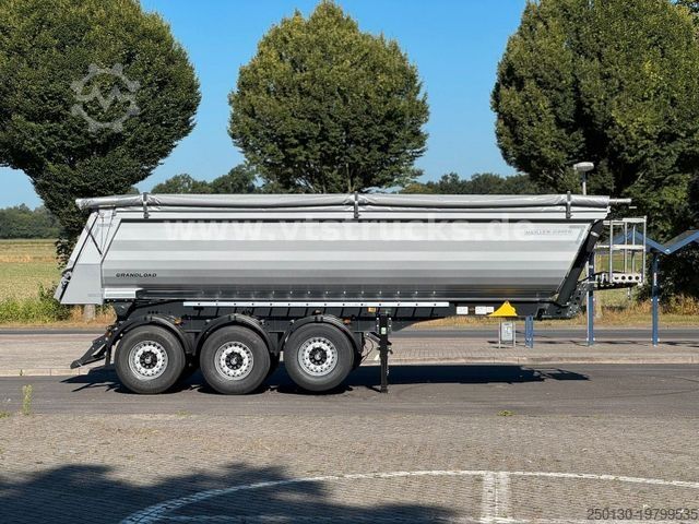 Semi-reboque basculante MEILLER Kisa 3 Achs Lift Achse Rollplane 25m³