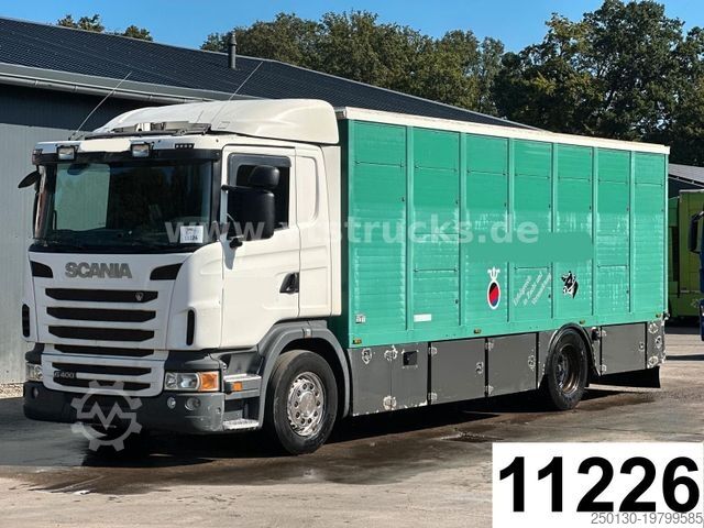 Xe tải chở gia súc SCANIA G400 4x2 1.Stock Menke-Janzen Viehtransporter