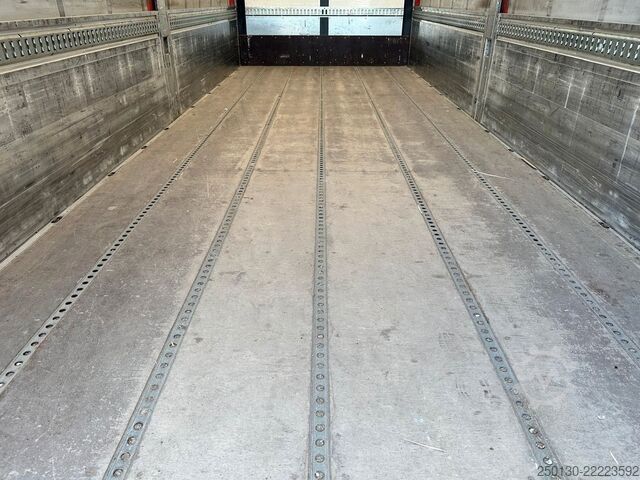 Flatbed truck with tarp MERCEDES-BENZ Actros 1830 4x2 LL Titgemeyer GETO SIDER/LBW/XL