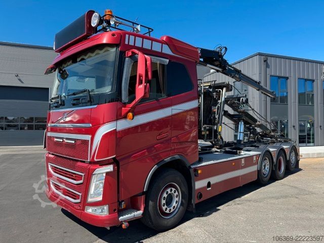 Γερανός τοποθετημένος σε φορτηγό VOLVO 8x2*6 Sawo tipper / Hiab X-DUO 102 E-2