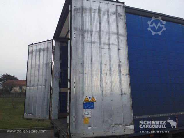 Atvira puspriekabė su tentu Schmitz Cargobull Semitrailer Curtainsider Standard Hayon
