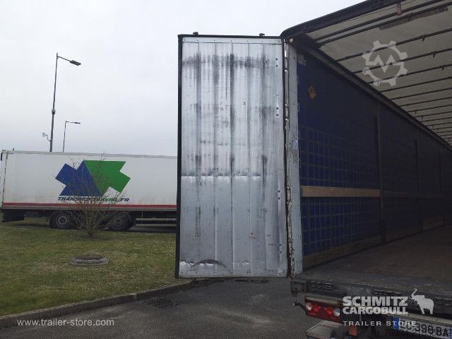 Atvira puspriekabė su tentu Schmitz Cargobull Semitrailer Curtainsider Standard Hayon