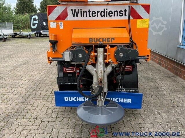 Hátíð loftrými sendibíll Hansa Hansa AZP 1003L Winterdienst-Streuer + Schild