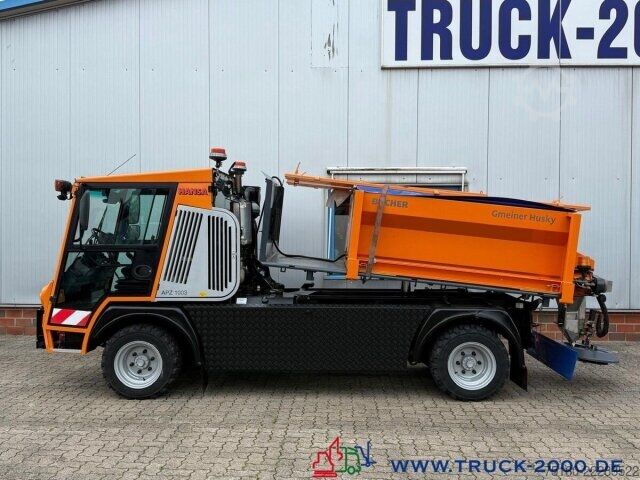 Hátíð loftrými sendibíll Hansa Hansa AZP 1003L Winterdienst-Streuer + Schild
